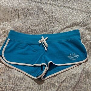 Hollister Women's Teal Athletic Shorts